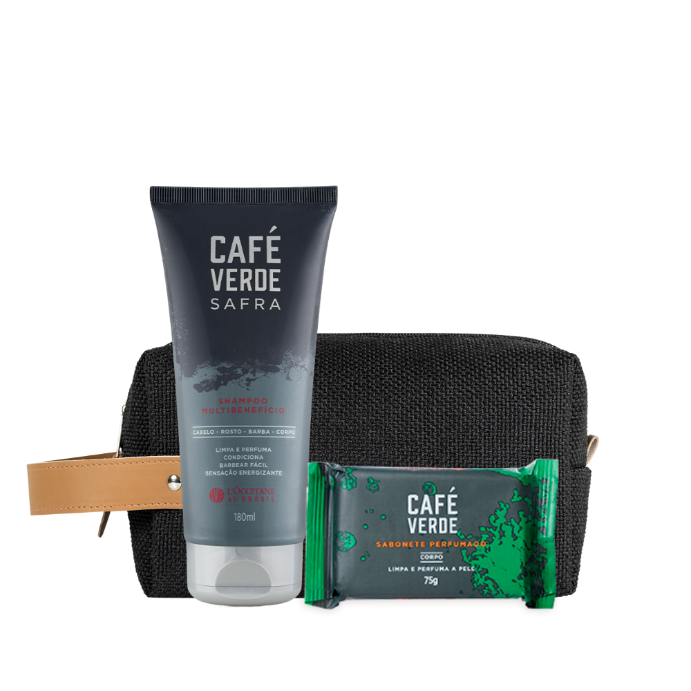 Combo Caf&eacute; Verde N&eacute;cessaire, Shampoo e Sabonete, ,  large image number 0